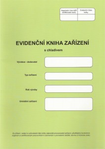 Evidenční kniha zařízení s chladivem do 31. 12. 2013
