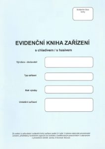 Evidenční kniha zařízení s chladivem hasivem 2012